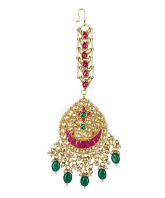 Kundan Necklace Set 22KT Gold Plated 6