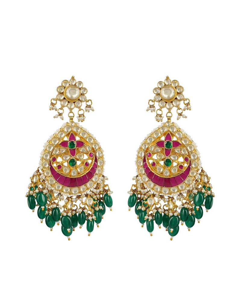 Kundan Necklace Set 22KT Gold Plated