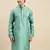 Sanwara Men's Light Green woven Long Sleeve Art Silk Elegant Kurta