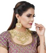 Kundan Necklace Set 22KT Gold Plated