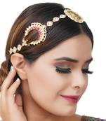 Kundan Gold Plated Head Band 22KT Gold Plated