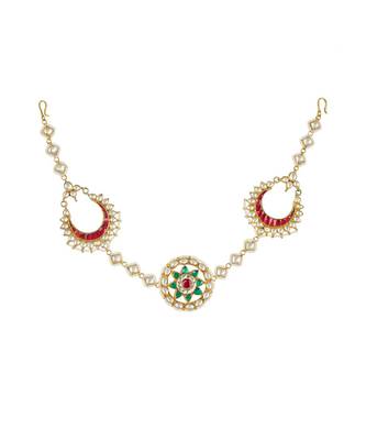 Kundan Gold Plated Head Band 22KT Gold Plated 4