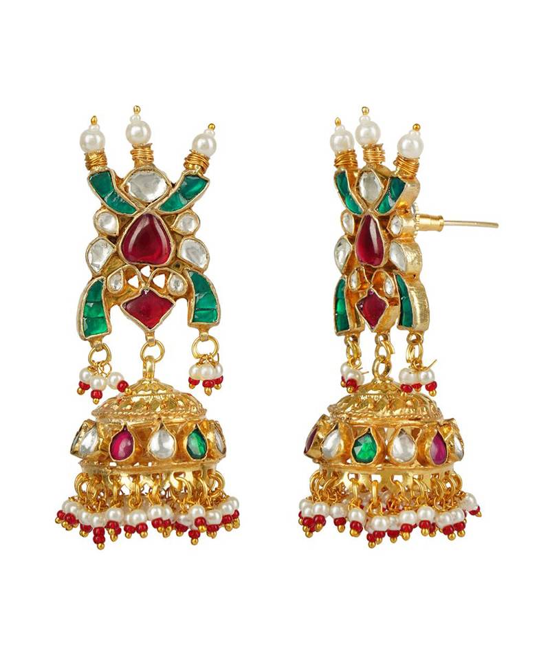 Kundan Necklace Set 22KT Gold Plated