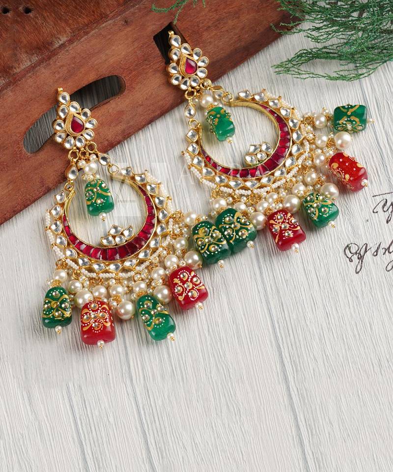 Kundan Chandbali Earring