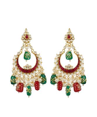 Kundan Chandbali Earring 3