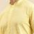 Sanwara Men's Light Yellow chickenkari Long Sleeve Cotton Designer Kurta with Pyjama