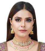 Kundan Necklace Set 22KT Gold Plated