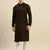 Sanwara Men's Olive Green chickenkari Long Sleeve Cotton Designer Kurta with Pyjama