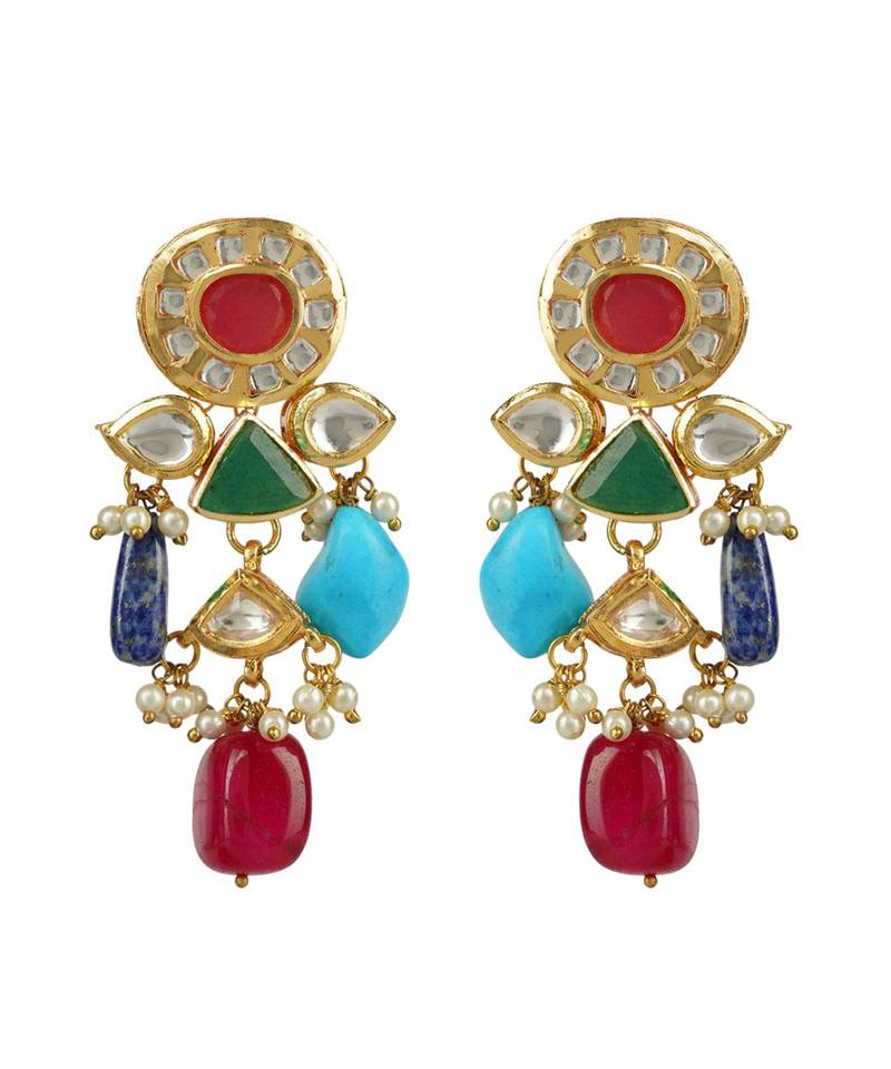 Kundan Necklace Set 22KT Gold Plated