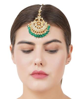 Kundan Maangtika 22KT Gold Plated 1