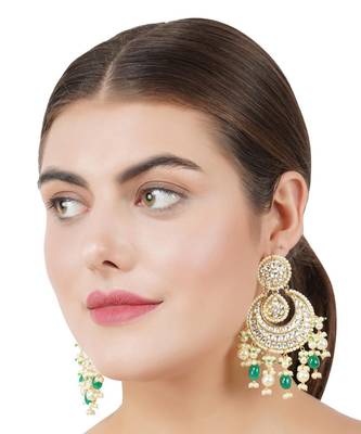 Kundan Chandbali Earring 1