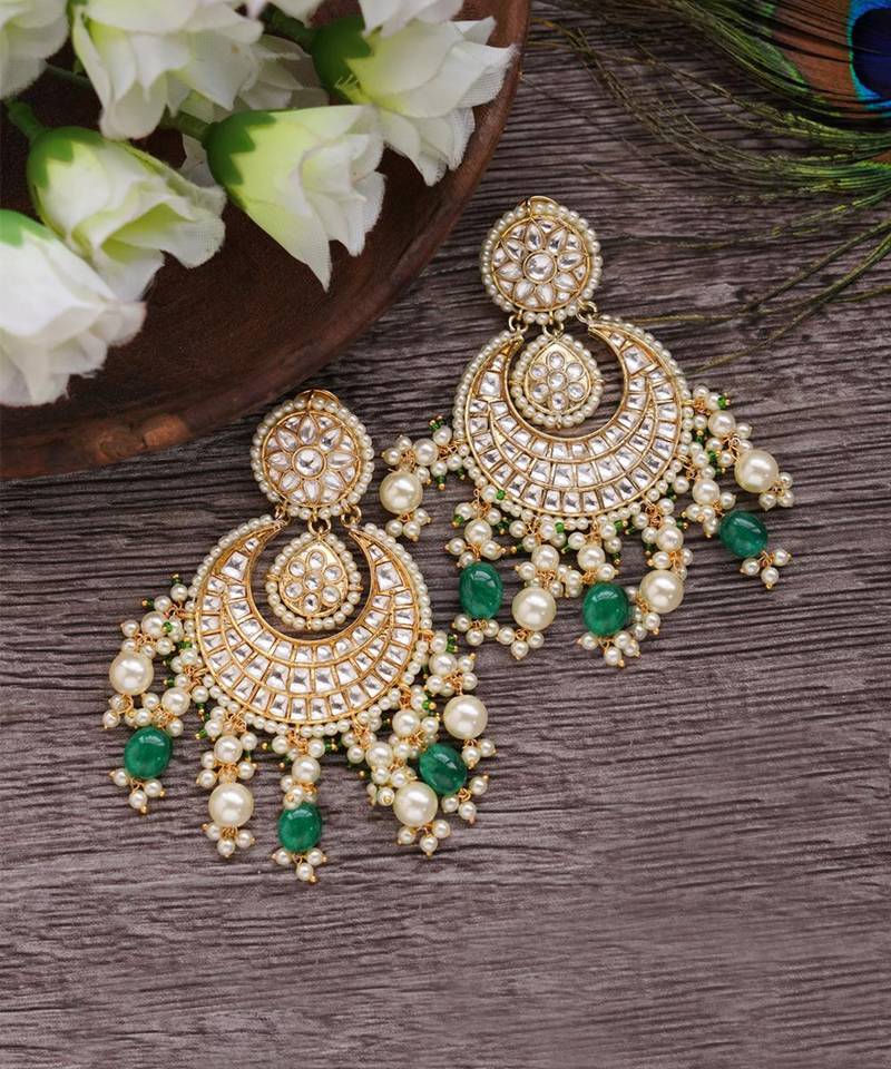 Kundan Chandbali Earring