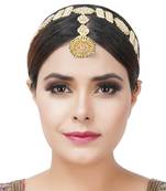 22KT Gold Plated Kundan Mathapati