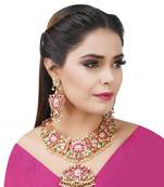 Kundan Necklace Set 22KT Gold Plated
