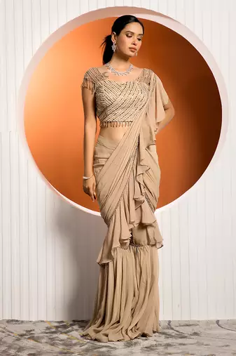 Tan Weed Drape