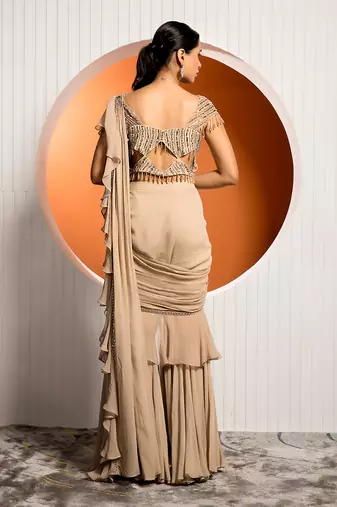 Tan Weed Drape