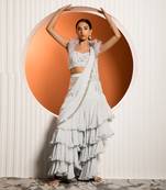 Pastel Blue Ophelia RoseDrape