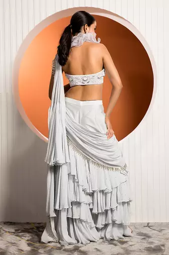 Pastel Blue Ophelia RoseDrape