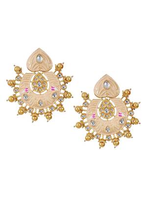 Steorra Jewels Traditional Jaipuri Peach Necklace Set For Women 4