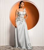 Pastel Blue Lily Gown