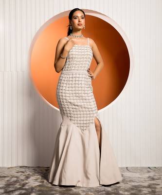 Pink Gray Rosemary Gown 2