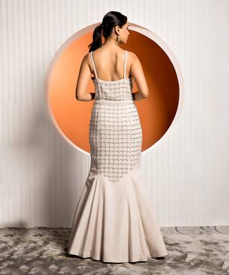 Pink Gray Rosemary Gown 4