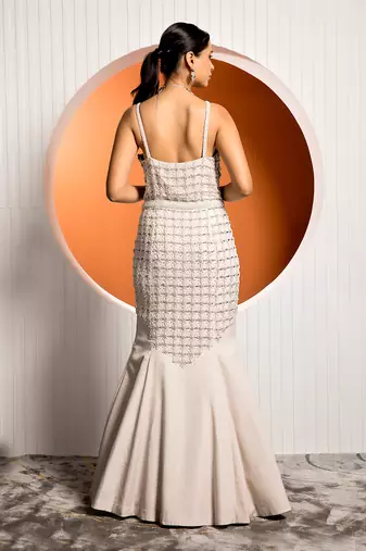 Pink Gray Rosemary Gown