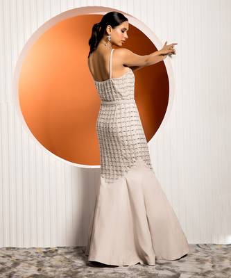Pink Gray Rosemary Gown 5