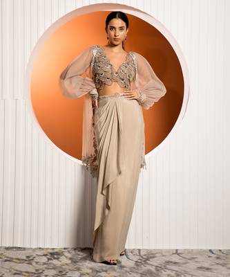 Warm Tan Pansies Set 1
