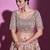 CREAM EMBROIDERED SOFT NET FESTIVE & PARTY WEAR SEMI STITCHED LEHENGA