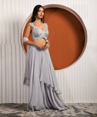 Powder Blue Rose Set 2