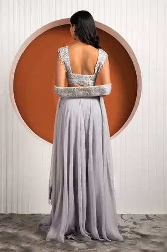 Powder Blue Rose Set