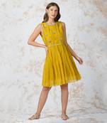 Antique Work Tiered Dress