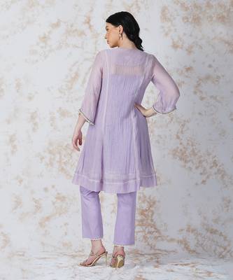 Baroque Flower Paneled Tunic Set 4