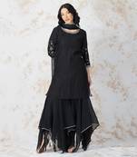 Antique Work Black Garara Set