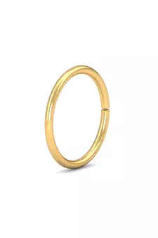 Gold nose-ring
