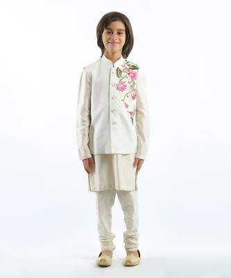 Floral Embroidered Bundi Set 1