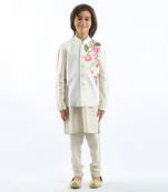 Floral Embroidered Bundi Set