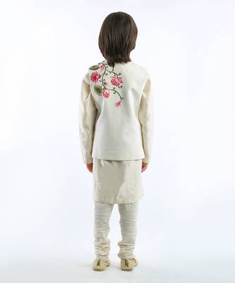 Floral Embroidered Bundi Set 3