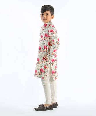 Digital Floral Printed Kurta 2
