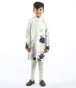 Floral Printed Sherwani