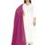 Dark Pink Colored Cotton Silk Dupatta.