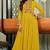 Very Beautiful Yellow Colour Heavy Anarkali Suit For Trendy Looks