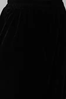 Women's Black Velvet Salwar Suit Set