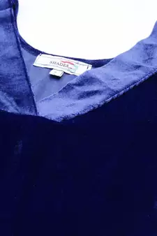 SHADES Royal Blue Velvet Suit (Set of 2)
