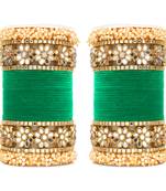 Green bangles-and-bracelets
