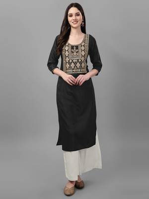 Casula York Patten Black Colour Kurti 1