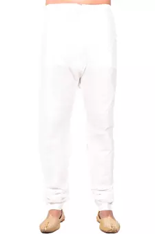 Fawn plain art silk  kurta-pajama