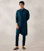 Peacock Blue Kurta set