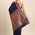 Navy blue woven paithani silk saree with blouse